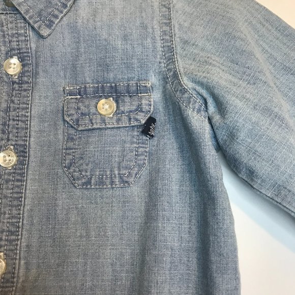 Oshkosh B'gosh button-front bodysuit size 24M - Picture 7 of 12